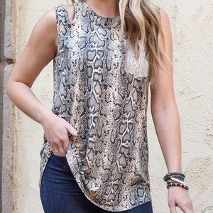 Snake Print Tank